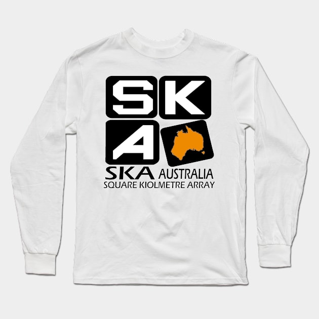 Square Kilometer Array - Australia Long Sleeve T-Shirt by Spacestuffplus